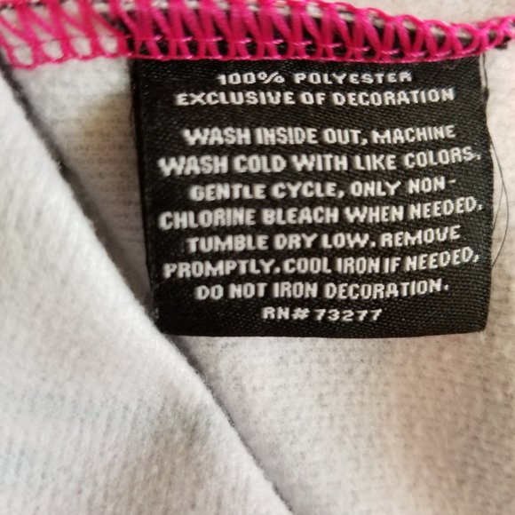 Fila Sport Pullover Mock Neck Zebra Stripe Long Sleeve Pink Purple 1/4 Zip Small - Picture 10 of 13